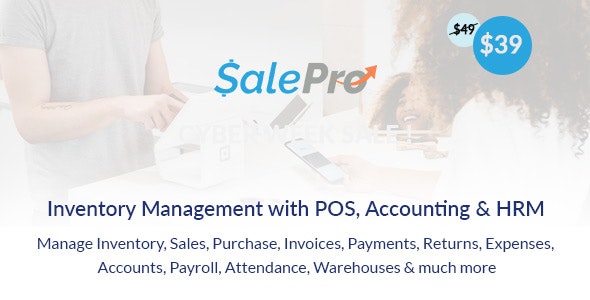 SalePro – POS, Inventory Management System with HRM  Accounting Nulled + Extended License Free Download