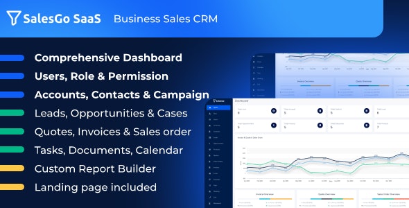 SalesGo SaaS – Business Sales CRM Nulled + Extended License Free Download