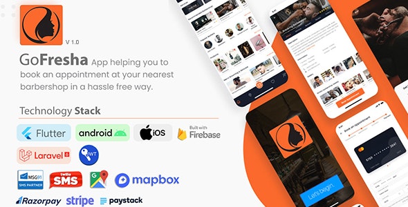 Salon, Spa, Massage Appointment Flutter App with Admin Panel – GoFresha Nulled + Extended License Free Download