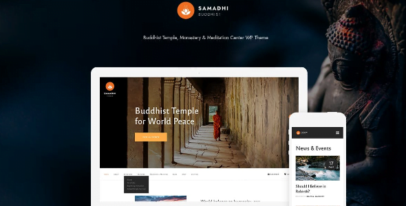 Samadhi – Oriental Buddhist Temple WordPress Theme 1.0.5
 Nulled + Extended License Free Download