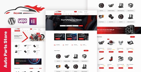 Sayara WordPress Theme 1.2.0 – Auto Parts Store Theme
 Nulled + Extended License Free Download