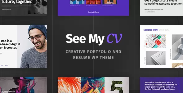 See My CV Wordpress Theme - Nulled + Extended License