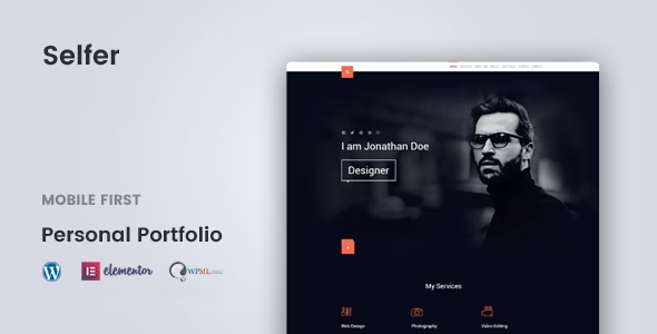 Selfer – Minimal Personal Portfolio WordPress Theme 2.0.0
 Nulled + Extended License Free Download