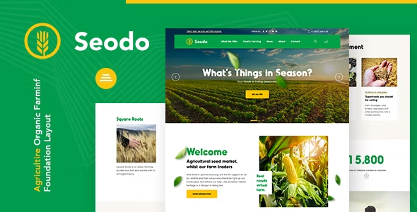 Seodo – Agriculture Farming Foundation WordPress Theme 1.0.1
 Nulled + Extended License Free Download