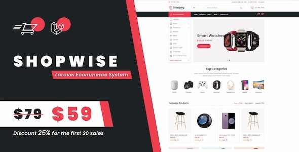 Shopwise – Laravel Ecommerce Multilingual System Nulled + Extended License Free Download