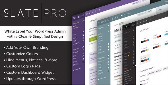 Slate Pro – WordPress Admin Theme & White Label 1.1.9
 Nulled + Extended License Free Download
