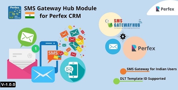 SMS Gateway Hub Module for Perfex CRM Nulled + Extended License Free Download