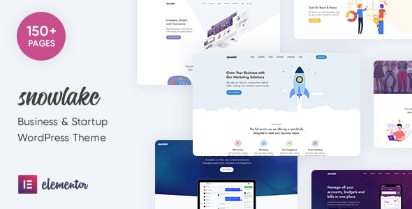 Snowlake WordPress Theme 1.0.0 – Creative Business & Startup
 Nulled + Extended License Free Download
