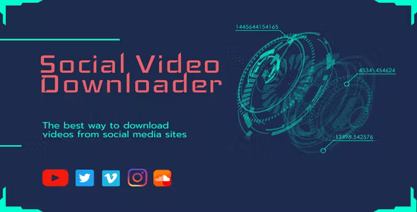 Social Video Downloader and Admin Panel – Nodejs Nulled + Extended License Free Download