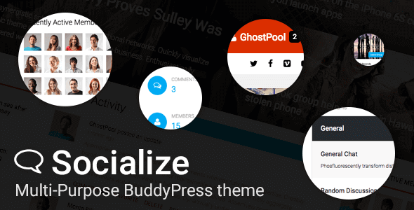 Socialize – Multi-Purpose BuddyPress Theme 2.43.3
 Nulled + Extended License Free Download