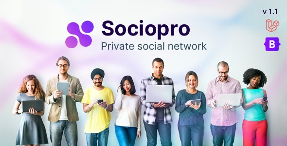 Sociopro – The Ultimate Private Social Network 1.2 Nulled + Extended License Free Download