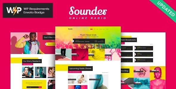 Sounder WordPress Theme 1.3.2 – Online Internet Radio Station
 Nulled + Extended License Free Download