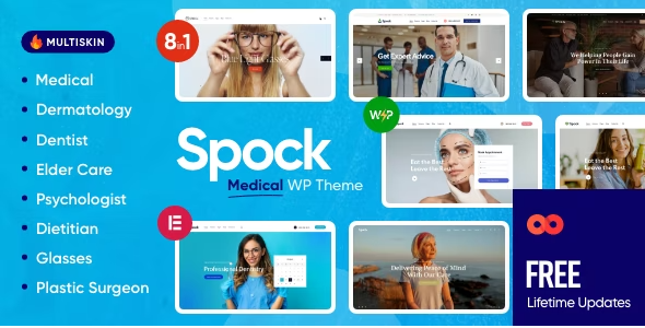Spock – Medical Elementor Multi-Skin WordPress Theme 1.1
 Nulled + Extended License Free Download