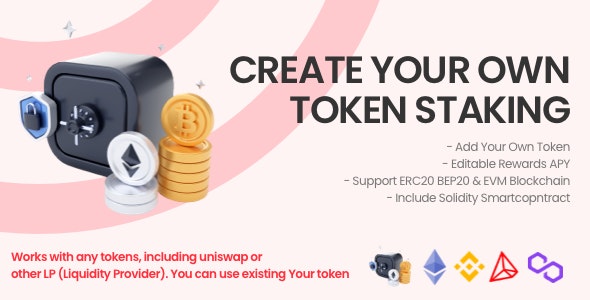 Staking Crypto with Lock Period – Token Staking Investment, Tokens BEP20 ERC20 Support Nulled + Extended License Free Download