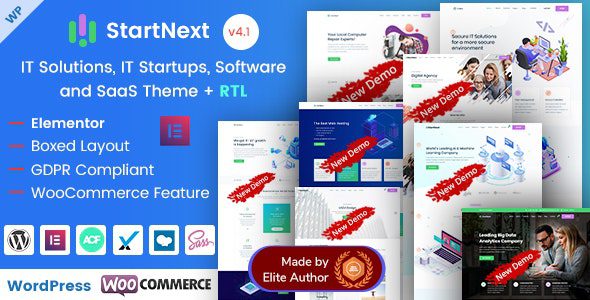 StartNext WordPress Theme - Nulled + Extended License
