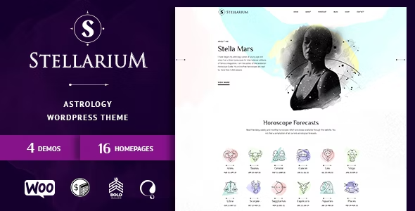 Stellarium – Horoscope and Astrology WordPress Theme 1.2.1
 Nulled + Extended License Free Download