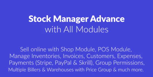 Stock Manager Advance with All Modules 3.5.0 Nulled + Extended License Free Download