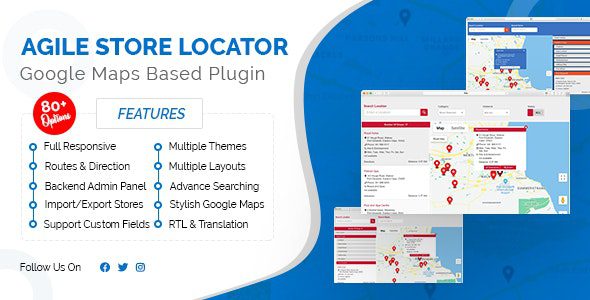 Agile Store Locator WordPress Plugin - Nulled + Extended License