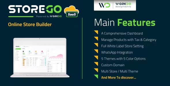 StoreGo SaaS – Online Store Builder 6.5 Nulled + Extended License Free Download