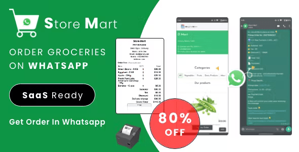 StoreMart – SaaS Grocery delivery system [Extended Version] Nulled + Extended License Free Download