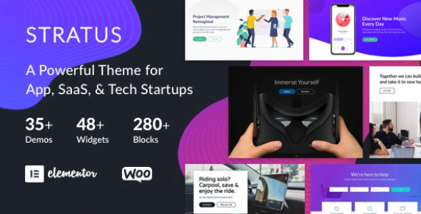 Stratus WordPress Theme 4.2.4 – App, SaaS & Software Startup Tech Theme
 Nulled + Extended License Free Download