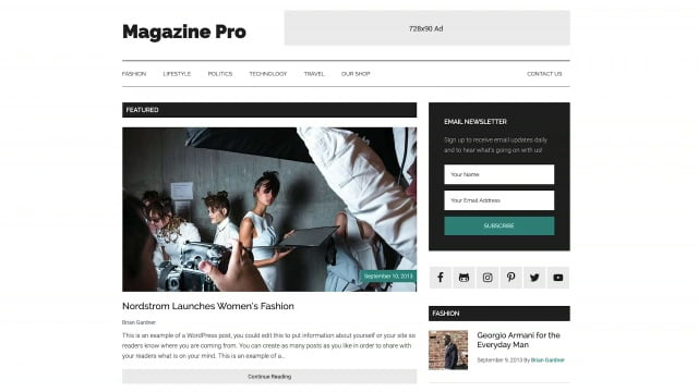 StudioPress Magazine Pro Genesis WordPress Theme 3.7.0
 Nulled + Extended License Free Download