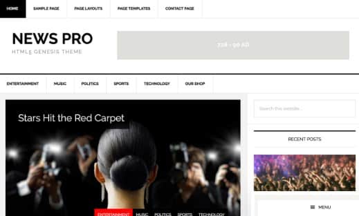 StudioPress News Pro Genesis WordPress Theme 3.3.0
 Nulled + Extended License Free Download