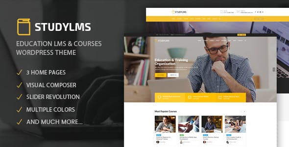 Studylms Wordpress Theme - Nulled + Extended License