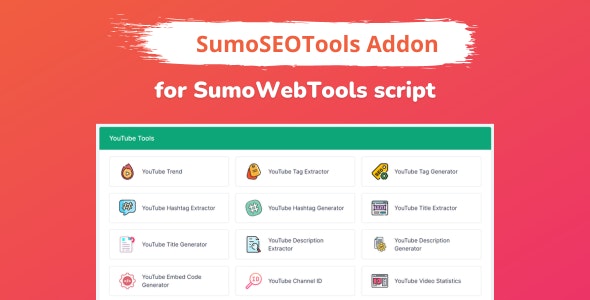 SumoSEOTools Addon Package for SumoWebTools Nulled + Extended License Free Download