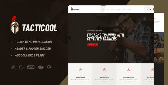 Tacticool – Shooting Range & Gun Store WordPress Theme 1.0.4
 Nulled + Extended License Free Download