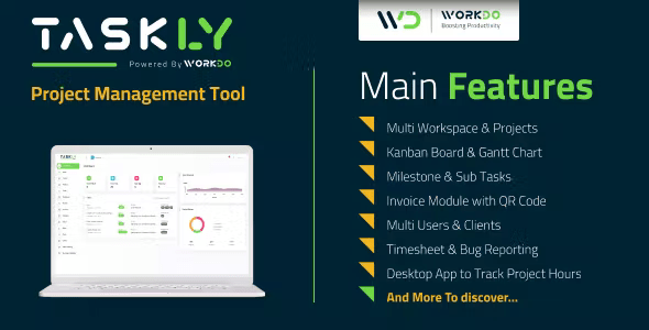 TASKLY – Project Management Tool 5.7 Nulled + Extended License Free Download