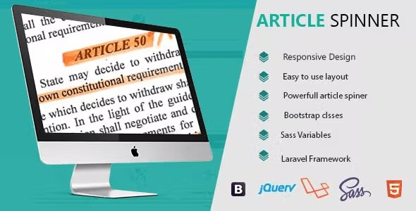 Text Spinner: Article Rewriter Nulled + Extended License Free Download