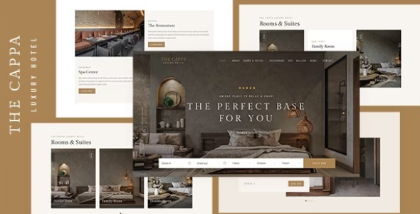 THE CAPPA – Luxury Hotel WordPress Theme 1.0 Nulled + Extended License Free Download