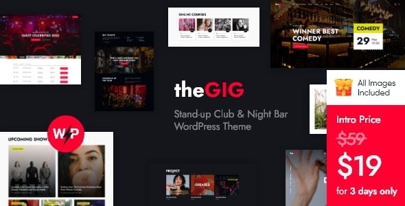 The Gig 1.0.0 Stand-up Club & Night Bar WordPress Theme
 Nulled + Extended License Free Download