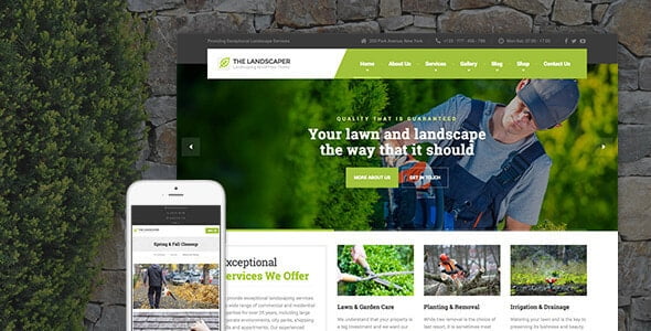 The Landscaper 3.2.1 – Lawn & Landscaping WP Theme
 Nulled + Extended License Free Download