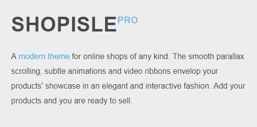 ThemeIsle Shopisle Pro 2.3.2 – WordPress Theme
 Nulled + Extended License Free Download