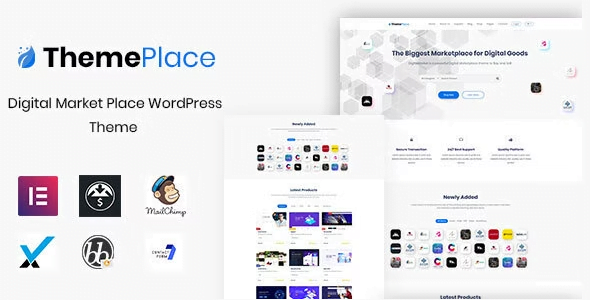 ThemePlace WordPress Theme 1.1.6 – Marketplace Theme
 Nulled + Extended License Free Download