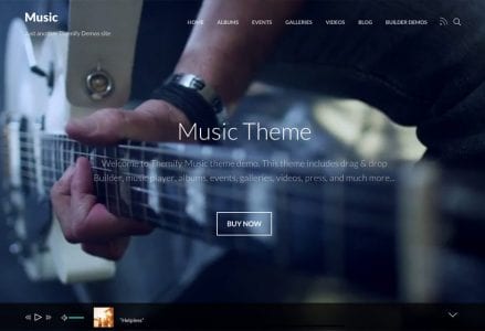 Themify Music WordPress Theme - Nulled + Extended License