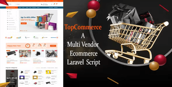 TopCommerce – Laravel Multi Vendor eCommerce Script 1.7 Nulled + Extended License Free Download