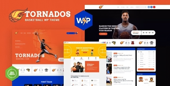 Tornados WordPress Theme 1.1.8 – Basketball NBA Team WordPress Theme
 Nulled + Extended License Free Download