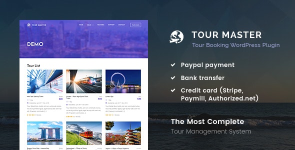 Tour Master Wordpress Plugin - Nulled Download