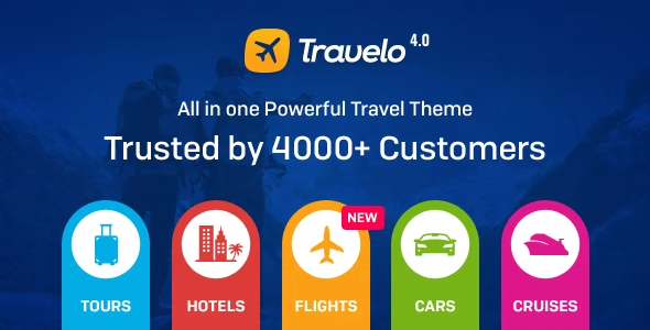 Travelo WordPress Theme 4.2.6 – Travel/Tour Booking Responsive Theme
 Nulled + Extended License Free Download