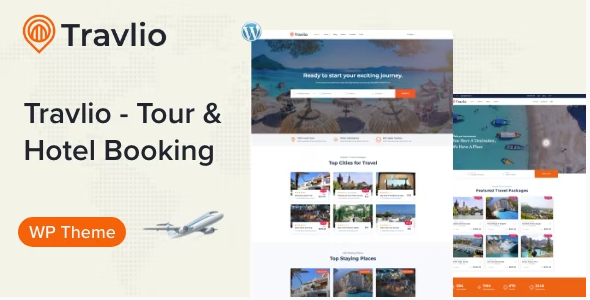 Travlio – Travel Booking WordPress Theme 1.0
 Nulled + Extended License Free Download