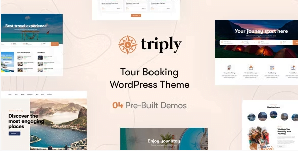 Triply – Tour Booking WordPress Theme 2.3.4
 Nulled + Extended License Free Download