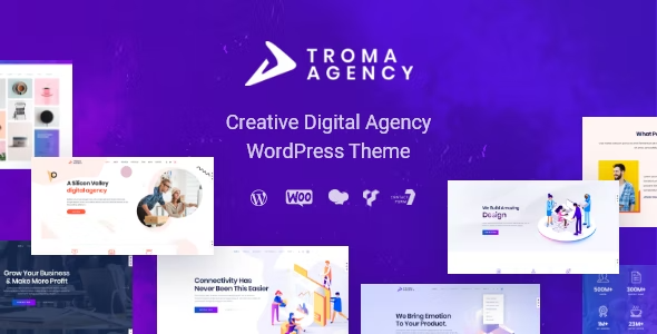 Troma – Digital Agency WordPress Theme 1.1.8
 Nulled + Extended License Free Download