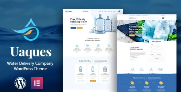 Uaques – Drinking Water Delivery WordPress Theme 2.4
 Nulled + Extended License Free Download