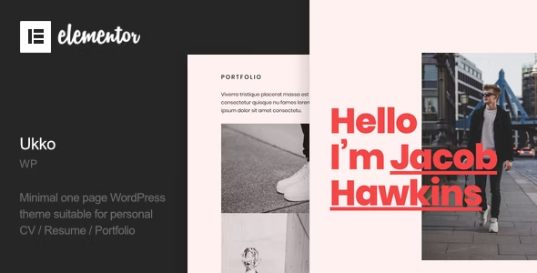 Ukko – Personal Portfolio WordPress Theme 1.4
 Nulled + Extended License Free Download