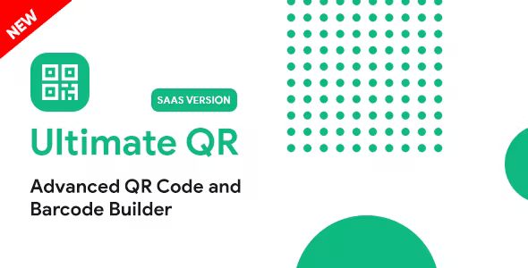 UltimateQR – Advanced QR Code + Barcode Generator | SAAS | PHP Script 2.0.3 Nulled + Extended License Free Download