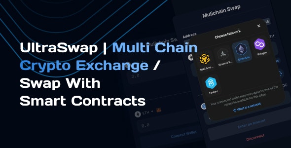 UltraSwap | Multi Chain Crypto Exchange / Swap With Smart Contracts Nulled + Extended License Free Download