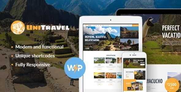 UniTravel WordPress Theme 1.2.6 – Travel Agency & Tourism Bureau
 Nulled + Extended License Free Download
